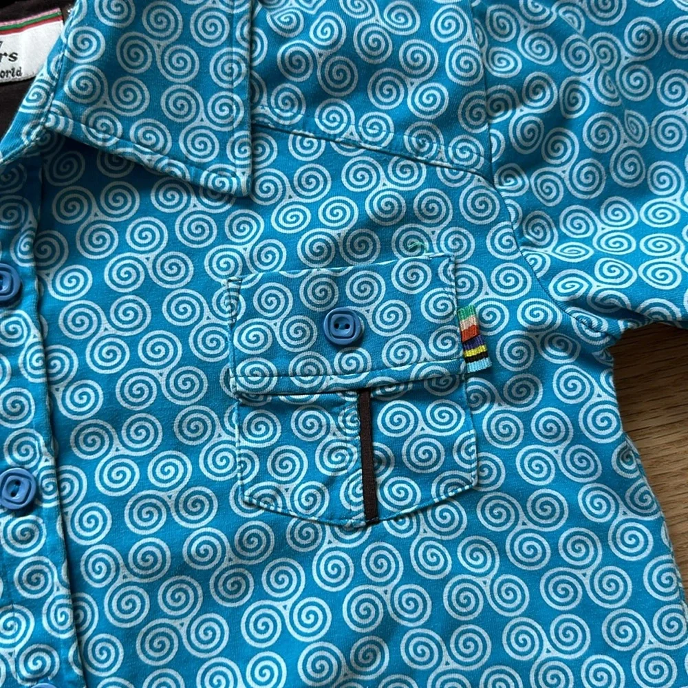 4funkyflavours Australia organic short sleeve button-down shirt boys EUR 158/164